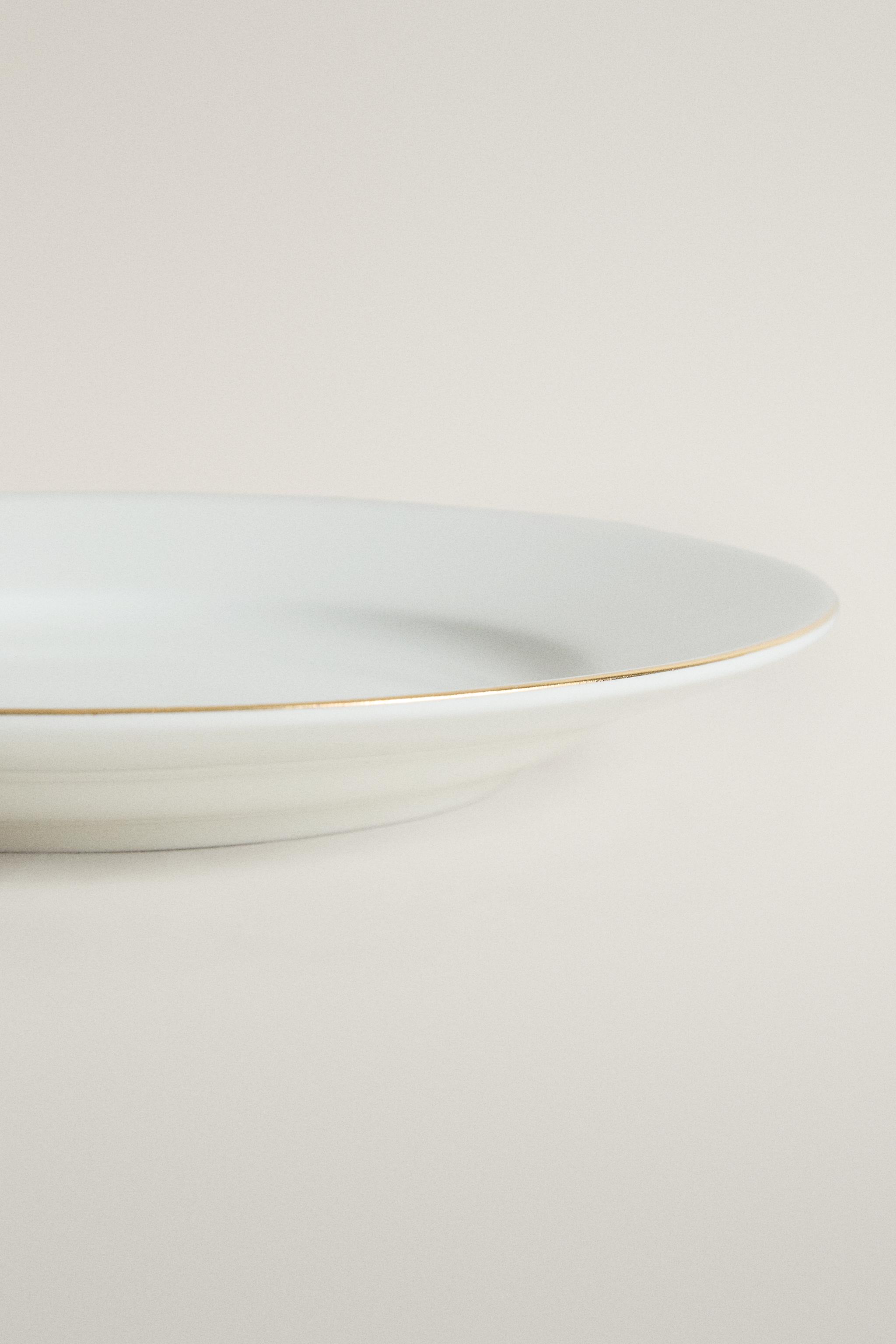 ASSIETTE À PAIN PORCELAINE BONE CHINA BORD